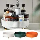 Rotating Storage Rack Spice Rack Rotating Storage Shelf For Kitchen Cabinets UK