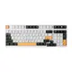 白色+黑色 133 鍵日本 PBT 鍵帽 Cherry Profile DYE-SUB 機械鍵盤個性鍵