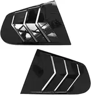 Car Side Window Louver Scoop Cover Vent Carbon Surface Style Spoiler Decorative Compatible for Scirocco 2009-2018