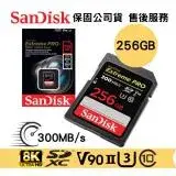 在飛比找遠傳friDay購物精選優惠-SanDisk Extreme PRO 256GB V90 