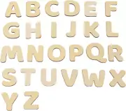 70PCS Wood Letters 1 in Wooden Letters for Crafts with Case Wooden DIY Letters S