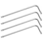 4PCS T50 Long Tamper Proof Torx Key Bit Wrench, Anti Tamper Star Screwdriver ...