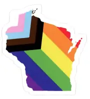 Wisconsin Pride Sticker