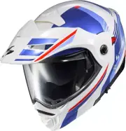 Scorpion 96-1203 EXO-AT960 Monk Helmets Sm White/Blue