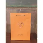 【二手名牌專櫃紙袋】HERMES 愛馬仕 精品專櫃提袋 名牌紙袋 正品 橘袋 禮物袋