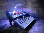 25º Stand with LED Light for Arturia MicroFREAK Synthesizer - Color BLACK - USA