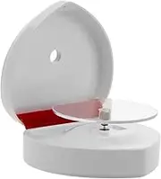 HEALEEP Solar Powered Jewelry Display Stand Rotating Turntable Multi Functional Spinning Display for Organizing Showcasing Accessories Elegant Design for Home