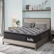 Duchess 34cm Double Hybrid Mattress - Mattress Comfortable Memory Foam and Pocket Springs with Pressure Relief Breathable Design Reinforced Edge Support