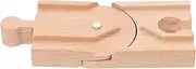 Wooden Train Track Expansion Block Creative Accessory for DIY Railway Scene Layout for Parties and Family Activities Engaging Educational Plaything