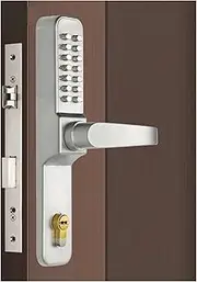 Smart Lock, Password Digital Code Door Lock Mechanical Code Waterproof Outdoor Use Mortise Lock for Entrance Doors,for Bedroom Hotel Office Apartment(Left Open,22 * 240(3085)) FANDIAO