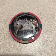 $5 hard rock hotel 3 doors down biloxi mississippi casino chip rare