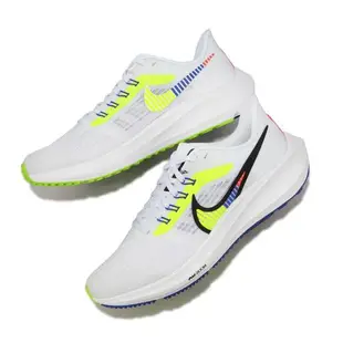Nike 慢跑鞋 Air Zoom Pegasus 39 NN GS 大童鞋 女鞋 白 螢光黃 小飛馬 運動鞋 DM4015-100