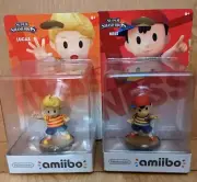 Ness and Lucas Earthbound Super Smash Bros Nintendo Amiibo Bundle New In Box
