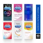 Durex Closer Than Ever Combo Pack - 60 Condoms