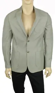 NEW MENS CALVIN KLEIN NOTCH LAPEL ELEPHANT SKIN LINEN BLAZER JACKET SPORT COAT S