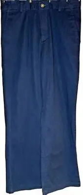 Izod Pants Boys Navy Flat Front Straight Leg Pants Size 16 Reg NWT