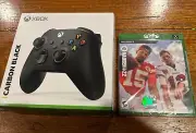 Xbox Series X Controller Carbon Black & Xbox Series X Madden 22 - Brand New