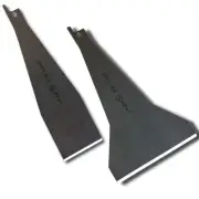 Set of 2 Assorted KENT SCRAPERs Attachment Blades for Reciprocating Saw