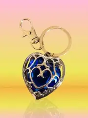 The Legend of Zelda Blue Heart Container Keychain