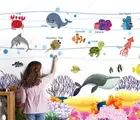 3D Ocean Animal Wallpaper Wall Mural Removable Self-adhesive 1103