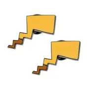 Pokémon - Yellow Pikachu Tail Enamel Hat Cap Pin - 2 Pieces