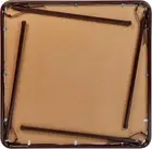 Madelyn 33.5" Square Folding Multipurpose Card Table with Padded Vinyl Top, P...