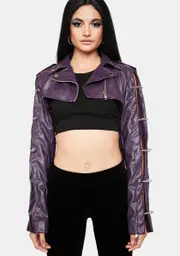 She's Dangerous Shrug Moto Jacket