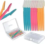 25PCS Face Razor Dermaplaning Blades for Face Eyebrow Razor Facial Hair Remover Face Razors, Exfoliating Dermaplaning Tool Blades Shaver Trimmer Shaper for Women and Men