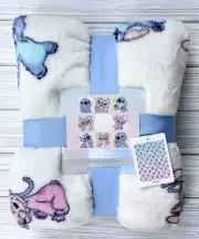 Disney Lilo & Stitch Angel Plush Throw Blanket *Primark*-NEW