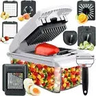 Vegetable Chopper, 9-in-1 Onion Chopper,Mandolin Slicer with Peeler, Spiralizer