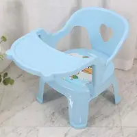 在飛比找樂天市場購物網優惠-兒童餐椅 叫叫椅兒童餐椅寶寶吃飯椅帶餐盤椅子塑膠靠背椅寶寶小