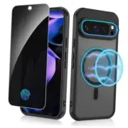 for Case with Privacy Screen Protector, Compatible Google Pixel 9 Pro XL Black