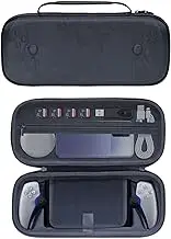 ZOMTOON Case Compatible with PlayStation Portal,Carrying Case for PS Handheld Game Consoles,Shockproof.Non-Drop and Anti-Collision Portable Hard Bag for Travel and Storage(Black)