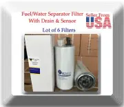 6 x FS20022 Fuel/Water Separator Filter Fits:Cummins Onan Doosan Hyundai &