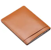 Laptop Pu Leather Double Inner Bag For Macbook Air 13.3Inch (Light Brown)