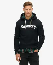 Core Logo Hood | Black
