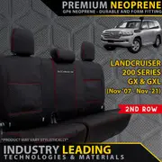 Toyota Landcruiser 200 Series - GX & GXL - GP6 Premium Neoprene 2nd Row Seat Covers (Available)