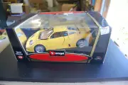 Burago Bugatti 1EB 110 (1991) die cast car Yellow NOS in box
