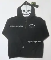 A BATHNIG APE Men's BAPE x NBHD TWO FACE HALF ZIP PULLOVER HOODIE 1K73114907