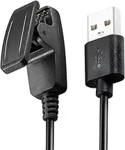 QHBAMD Cable Charger for Garmin Lily 2/Lily Sport/Classic vivomove Trend, USB A Charger 3.3ft/1M
