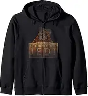 [STAR WARS] Ewok The Return Of The Jedi Portrait Zip Hoodie