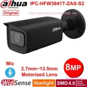 Dahua 8MP Starlight 5xZoom MIC WizSense SMD4.0 PoE IP Camera IPC-HFW3841T-ZAS-S2