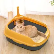 Detachable Rim Durable Cat Litter Box