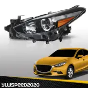 Headlight Headlamp Halogen Set Left Driver Side Fit For 2017-18 Mazda 3 (for: Mazda)
