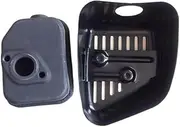 Muffler & Cover for HA GXV160 GXV140 Engine HR215 HRB215 HRC216 HRM215 L Mower Exhaust Pipe Guard Shield Replacement