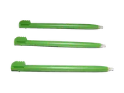 3 x Green Touch Screen Stylus Nintendo DS / DS Lite