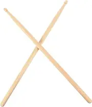 minkissy 1 Pair Walnut Drumsticks Percussion Sticks for Drumming Comfortable Durable Drumsticks for Musical Instruments for Acoustic and Electronic Drums