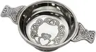 Large Claddagh Quaich Whisky Tasting Bowl Loving Cup Burns Night