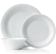 Noritake Conifere White 12pce Dinner Setting For 4