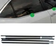 4Pcs/Set Car Window Weather Strip Moulding For Toyota Corolla 2008-2013 Chrome